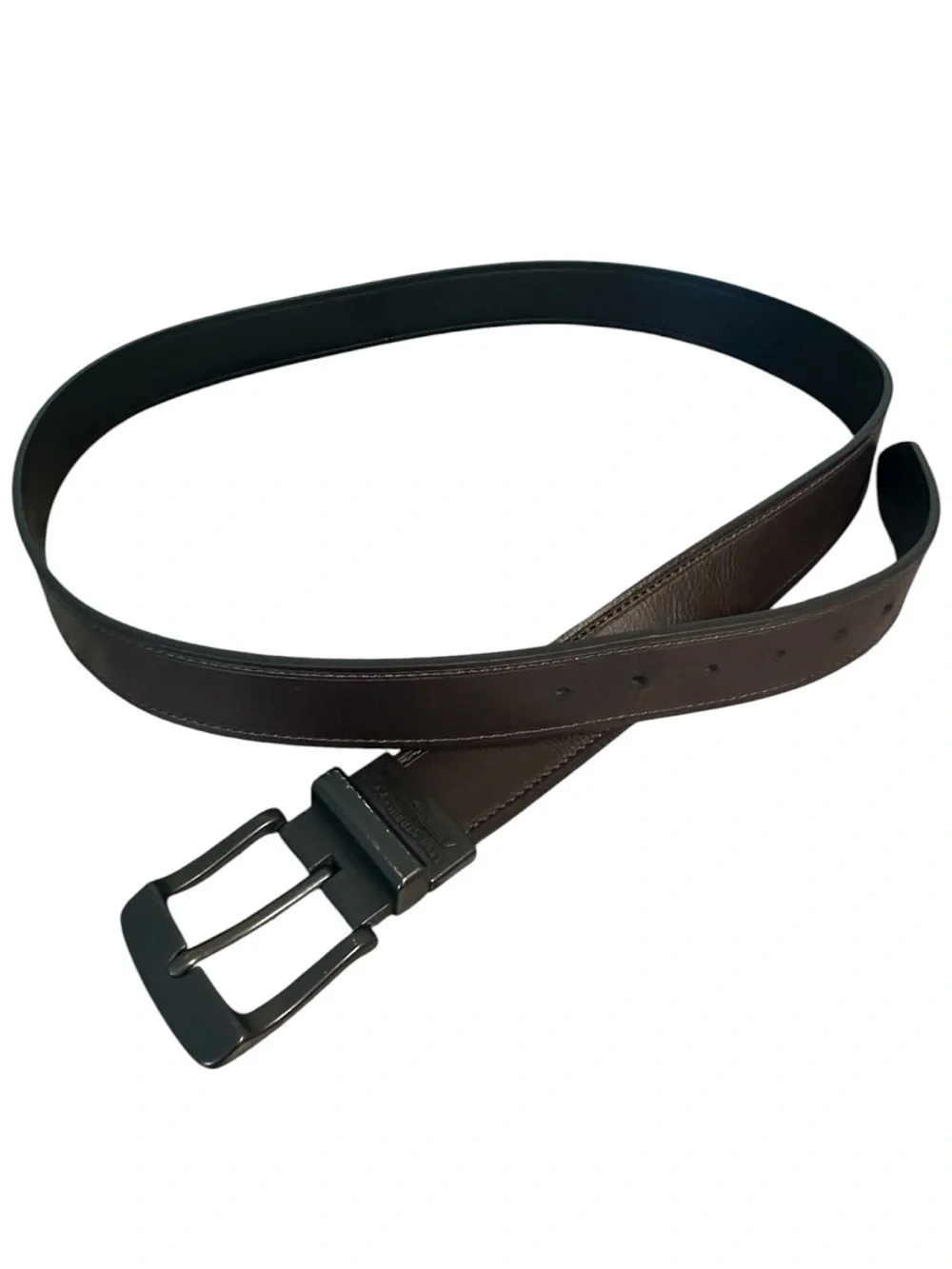 Levi Strauss Brown Leather Men's Belt with Branded Buckle 46-52”